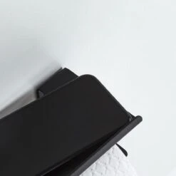 Tiger Colar - Toiletrolhouder Met Planchet - Zwart -Badkamerartikelen Winkel 1200x1200 334