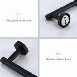 Merkloos Toiletrolhouder Zwart - Wc Rolhouder - Zwart - Toilet Rolhouder - Badkamer Accessoires - Toiletrolhouders 13 Merkloos Toiletrolhouder Zwart - Wc Rolhouder - Zwart - Toilet Rolhouder - Badkamer Accessoires - Toiletrolhouders -Badkamerartikelen Winkel 1200x1200 425