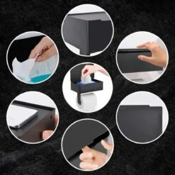 Toiletrolhouder - Plankje & Bakje - Planchet Opbergruimte - WC Rolhouder - Zelfklevend Of Borend - RVS - Waterbestendig - Rheme -Badkamerartikelen Winkel 1200x1200 44