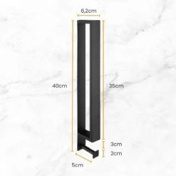 Home4u® - Handdoekrek Badkamer - Handdoekstang - Handdoekenrek Badkamer - 40CM - Met Hanger -Badkamerartikelen Winkel 1200x1200 501