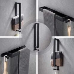 Home4u® - Handdoekrek Badkamer - Handdoekstang - Handdoekenrek Badkamer - 40CM - Met Hanger -Badkamerartikelen Winkel 1200x1200 503