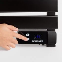 CREATE WARM TOWEL 500W - Elektrisch Handdoekenrek Voor Aan De Muur Met Plank - Zwart -Badkamerartikelen Winkel 1200x1200 513