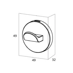 Tiger Noon Haak Groot - Zwart -Badkamerartikelen Winkel 1200x1200 540