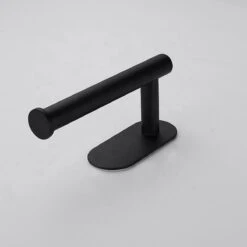 Toiletrolhouder Inclusief Handdoekhaak - Zonder Boren - Zelfklevend - Zwart - Staand -Badkamerartikelen Winkel 1200x1200 55