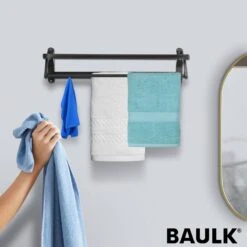 Baulk® - Droogrek – Handdoekrek – Droogrek Hangend – Inklapbaar - Badkamer – RVS – Zwart – Modern – Dutch Design -Badkamerartikelen Winkel 1200x1200 581