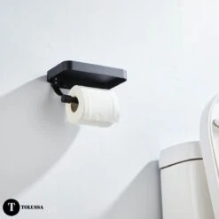 Tolussa Premium WC Rolhouder Zwart Met Plankje - Toiletrolhouder Zwart Met Plankje - Met En Zonder Boren 17 Tolussa Premium WC Rolhouder Zwart Met Plankje - Toiletrolhouder Zwart Met Plankje - Met En Zonder Boren -Badkamerartikelen Winkel 1200x1200 61