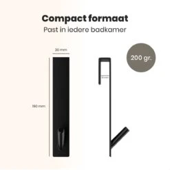 NovaQ Handoekhaakjes - Handoekhouder- Zwart - Douchewand Haak - Set Van 2 Stuks 15 NovaQ Handoekhaakjes - Handoekhouder- Zwart - Douchewand Haak - Set Van 2 Stuks -Badkamerartikelen Winkel 1200x1200 621