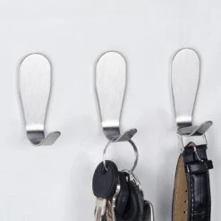 Handdoekhaakjes - Zelfklevende Haakjes - 4 Stuks - Plakhaakjes - Sterke Lijm -Badkamerartikelen Winkel 1200x1200 627