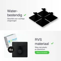 EAVY Zelfklevende Handdoekhaakjes – Set Van 4 Handdoekhouders - RVS 15 EAVY Zelfklevende Handdoekhaakjes – Set Van 4 Handdoekhouders - RVS -Badkamerartikelen Winkel 1200x1200 631