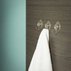 Tiger Zuighaak - 3 Stuks - Transparant -Badkamerartikelen Winkel 1200x1200 644