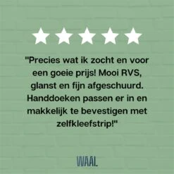 Waal© 2 Stuks RVS Handdoekhouders Zilver - Zelfklevend - Handdoek Klem - Handdoek Haak -Badkamerartikelen Winkel 1200x1200 852