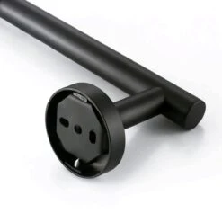 Design Handdoekhouder - Handdoekrek Voor Toilet En Badkamer - RVS Mat Zwart - 30 Cm -Badkamerartikelen Winkel 1200x1200 883