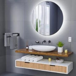 Nolad® Handdoekrek 2 Armig - Handdoekhouder - Handdoekenrek - RVS - Zwart -Badkamerartikelen Winkel 1200x1200 895