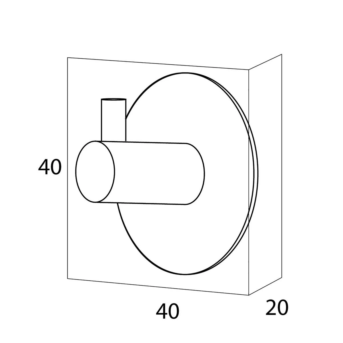 Tiger Rhino - Handdoekhaak - Chroom 4 Tiger Rhino - Handdoekhaak - Chroom - Afbeelding 2