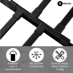 Tolussa Handdoekrek Badkamer Zwart - 30 CM - Handdoekhouder Zwart - Handdoekenrek Badkamer - Draaibaar 19 Tolussa Handdoekrek Badkamer Zwart - 30 CM - Handdoekhouder Zwart - Handdoekenrek Badkamer - Draaibaar -Badkamerartikelen Winkel 1200x1200 921