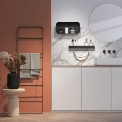 Sealskin Brix - Handdoekladder Vrijstaand - Zwart -Badkamerartikelen Winkel 1200x1200 940