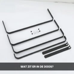 Merkloos Handdoekrek 4-armig | Handdoekrek Badkamer | Handdoekrek Zwart | Handdoekstang | Handdoekhouder | Handdoekenrek | Badkamer Accessoires Zwart | Inclusief Montage | Matte Zwart Collection 2022 -Badkamerartikelen Winkel 1200x1200 948