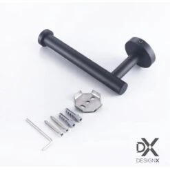 DesignX Toiletrolhouder Zwart - WC Rolhouder - Matte - Papier - Houder - Incl. Schroeven 22 DesignX Toiletrolhouder Zwart - WC Rolhouder - Matte - Papier - Houder - Incl. Schroeven -Badkamerartikelen Winkel 1200x1200 95