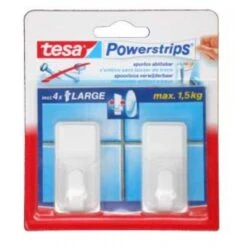 Tesa Powerstrips Haken Classic Large - Wit - 2 Stuks 24 Tesa Powerstrips Haken Classic Large - Wit - 2 Stuks -Badkamerartikelen Winkel 1200x1200 997