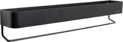 Sealskin Brix - Wandrek Met Handdoekrek - 55 Cm - Zwart -Badkamerartikelen Winkel 1200x412 2