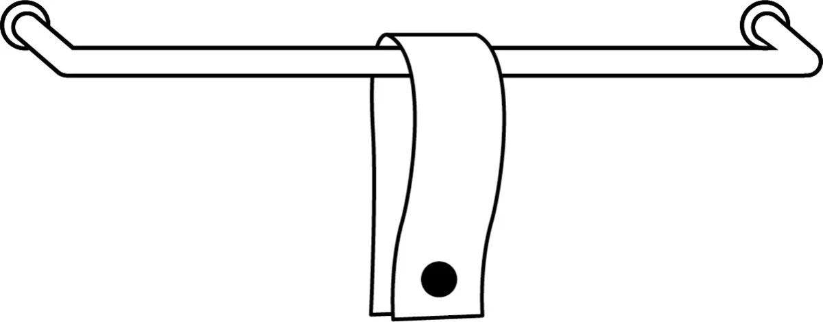 SETPRIJS - 2x Leren Magneet-lus - ZWART - Handles And More® (handdoekhaak - Handdoekhaakje - Handdoeklus - Handdoekhanger - Magnetische Handdoekhouder) 8 SETPRIJS - 2x Leren Magneet-lus - ZWART - Handles And More® (handdoekhaak - Handdoekhaakje - Handdoeklus - Handdoekhanger - Magnetische Handdoekhouder) - Afbeelding 6