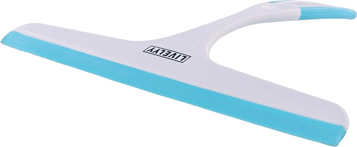 LIVELYY - Professionele Douchewisser - Raamwisser - Douche Trekker - Douchewissers - Aqua Blauw 4 LIVELYY - Professionele Douchewisser - Raamwisser - Douche Trekker - Douchewissers - Aqua Blauw - Afbeelding 2