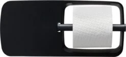 Tiger Tess - Toiletrolhouder Met Planchet - 32,1 Cm - Zwart / Antraciet -Badkamerartikelen Winkel 1200x545