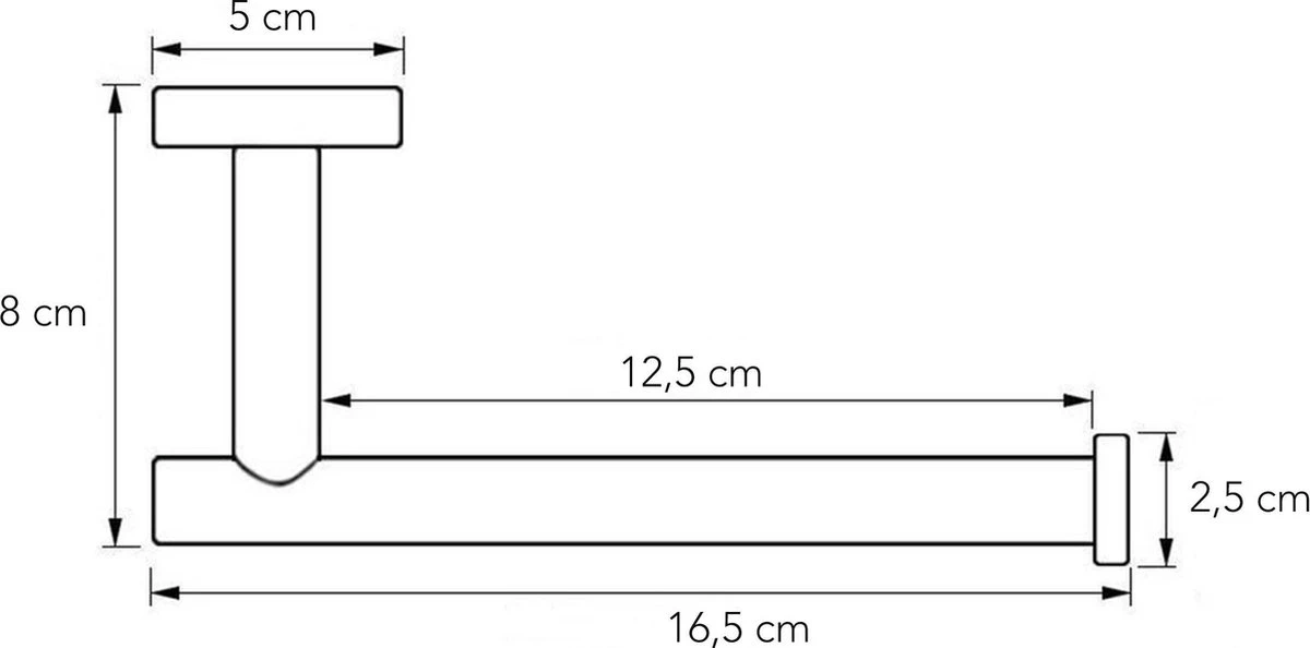 Merkloos Toiletrolhouder Zwart - Wc Rolhouder - Zwart - Toilet Rolhouder - Badkamer Accessoires - Toiletrolhouders 9 Merkloos Toiletrolhouder Zwart - Wc Rolhouder - Zwart - Toilet Rolhouder - Badkamer Accessoires - Toiletrolhouders - Afbeelding 7