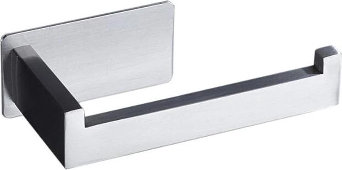 Merkloos Moderne En Stijlvolle Toiletrolhouder Zonder Boren - Zelfklevend - RVS - Met 3M Plakstrip - WC Rolhouder Roestvrij Staal - Vrijstaand 3 Merkloos Moderne En Stijlvolle Toiletrolhouder Zonder Boren - Zelfklevend - RVS - Met 3M Plakstrip - WC Rolhouder Roestvrij Staal - Vrijstaand