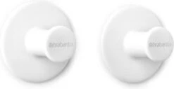 Brabantia ReNew Handdoekhaakjes - 2 Stuks - White -Badkamerartikelen Winkel 1200x618