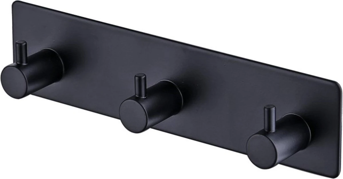 Merkloos Handdoekhaakjes - 3 In 1 Handdoekhaak - Wandhaak - Muurhaak - Zwart 6 Merkloos Handdoekhaakjes - 3 In 1 Handdoekhaak - Wandhaak - Muurhaak - Zwart - Afbeelding 4