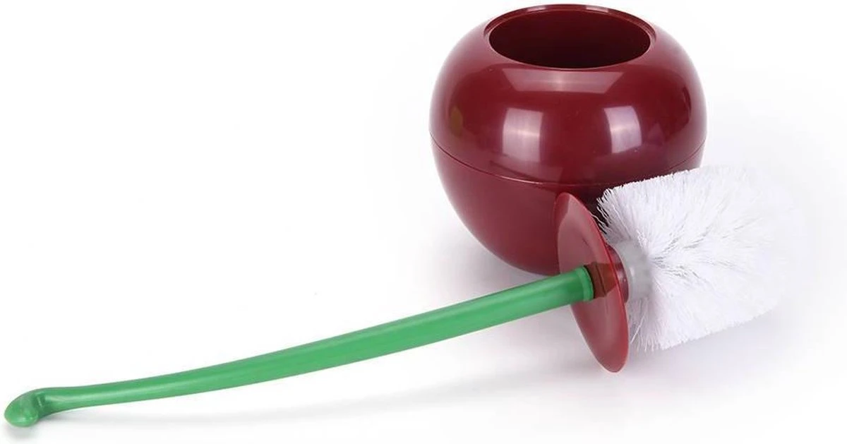 Merkloos WC-borstel Toiletborstel Cherry Kers Met Rode Borstel 7 Merkloos WC-borstel Toiletborstel Cherry Kers Met Rode Borstel - Afbeelding 5