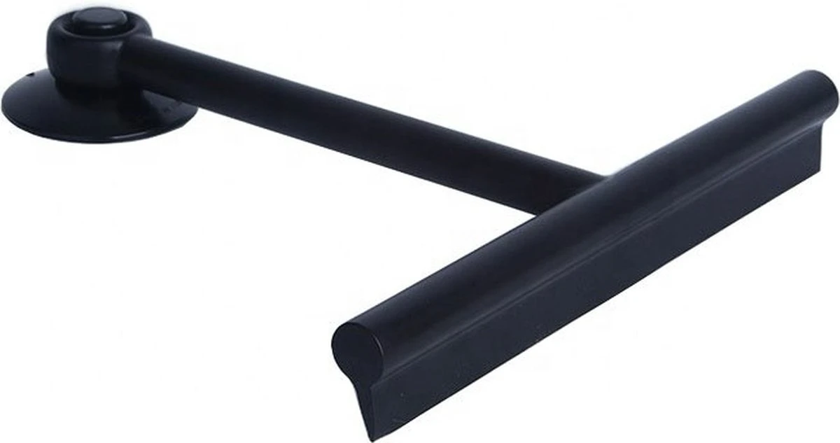 Douche Wisser Met Zuignap - Zwart - Raam Wisser - Raam Trekker - Badkamer Trekker - Badkamer Wisser 2 Douche Wisser Met Zuignap - Zwart - Raam Wisser - Raam Trekker - Badkamer Trekker - Badkamer Wisser