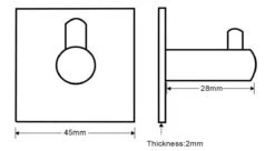 Merkloos Handdoekhaak Set Van 4 Stuks Zonder Boren RVS Zwart Vierkant Zelfklevend Badjas Theedoek Hanger Keuken Badkamer Handdoek Haakjes -Badkamerartikelen Winkel 1200x661