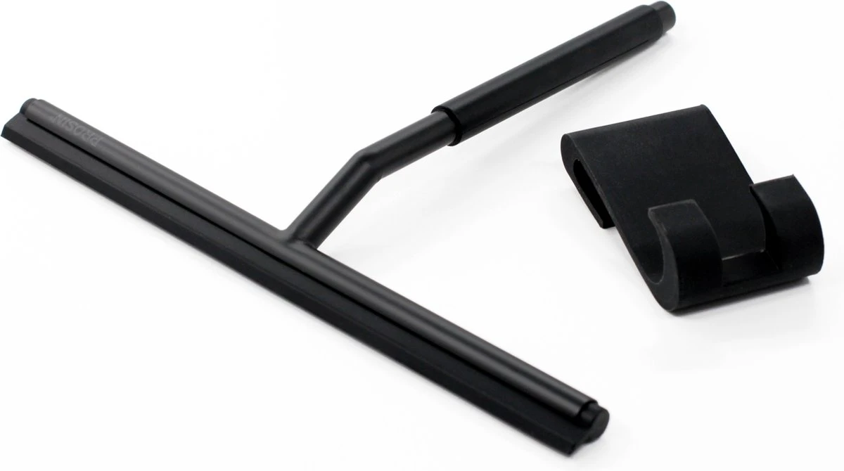 PROSIN - SET VAN VLOER + HANDWISSER - Raamwisser - Vloerwisser - Douchetrekker - Raamtrekker - Wisser - Mat Zwart - Wiper - Squeegee - Bathroom - Vloertrekker - Vloertrekker Met Steel - Floor Wiper - Aftrekker - RVS - Zwart - Design - Wisser 9 PROSIN - SET VAN VLOER + HANDWISSER - Raamwisser - Vloerwisser - Douchetrekker - Raamtrekker - Wisser - Mat Zwart - Wiper - Squeegee - Bathroom - Vloertrekker - Vloertrekker Met Steel - Floor Wiper - Aftrekker - RVS - Zwart - Design - Wisser - Afbeelding 8