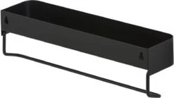 Sealskin Brix - Wandrek Met Handdoekrek 35 Cm - Zwart -Badkamerartikelen Winkel 1200x675 3