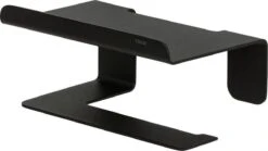 Tiger Colar - Toiletrolhouder Met Planchet - Zwart -Badkamerartikelen Winkel 1200x677 2