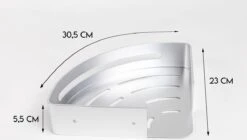 Sens Design Doucherekjes Set Van 3 - Doucherek Zonder Boren - Zilver -Badkamerartikelen Winkel 1200x681 1