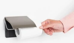 Brabantia ReNew WC Rolhouder - Met Klep - Platinum 22 Brabantia ReNew WC Rolhouder - Met Klep - Platinum -Badkamerartikelen Winkel 1200x699