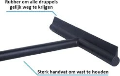 Douche Wisser Met Zuignap - Zwart - Raam Wisser - Raam Trekker - Badkamer Trekker - Badkamer Wisser 11 Douche Wisser Met Zuignap - Zwart - Raam Wisser - Raam Trekker - Badkamer Trekker - Badkamer Wisser -Badkamerartikelen Winkel 1200x763