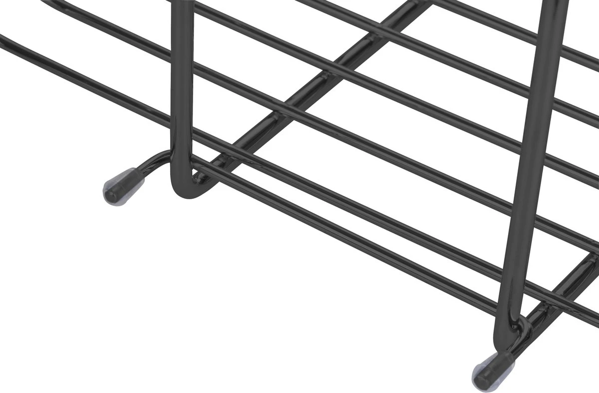 WENKO Doucherek Milo 25x36cm RVS Zwart - Doucherek Zonder Boren - Doucherek Hangend Zwart 8 WENKO Doucherek Milo 25x36cm RVS Zwart - Doucherek Zonder Boren - Doucherek Hangend Zwart - Afbeelding 6