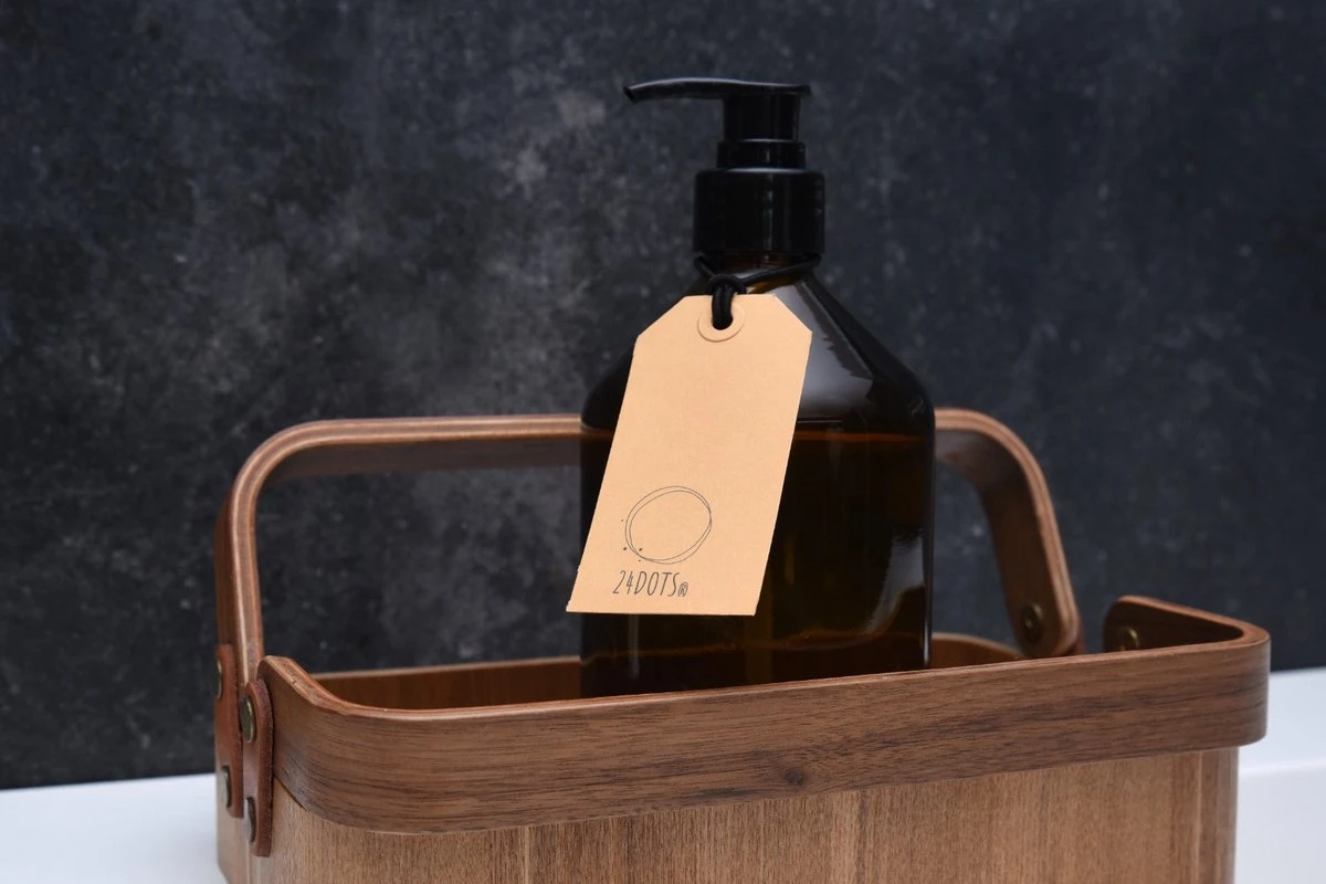 24DOTS Living Zeepdispenser | 500 Ml Bruin Amber Glas | Zeeppompje | Zeeppomp | Met Zwart Pompje 7 24DOTS Living Zeepdispenser | 500 Ml Bruin Amber Glas | Zeeppompje | Zeeppomp | Met Zwart Pompje - Afbeelding 5