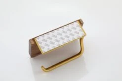 Lopoleis WC Rolhouder – Luxe Toiletrolhouder Walnoothout – Goud – Zelfklevend – WC Rolhouder Zonder Boren – Toiletrolhouder Met Plankje – WC Rolhouder Goud – Badkamer Accessoires -Badkamerartikelen Winkel 1200x800 7