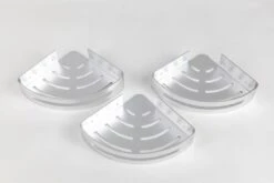 Sens Design Doucherekjes Set Van 3 - Doucherek Zonder Boren - Zilver -Badkamerartikelen Winkel 1200x801 3