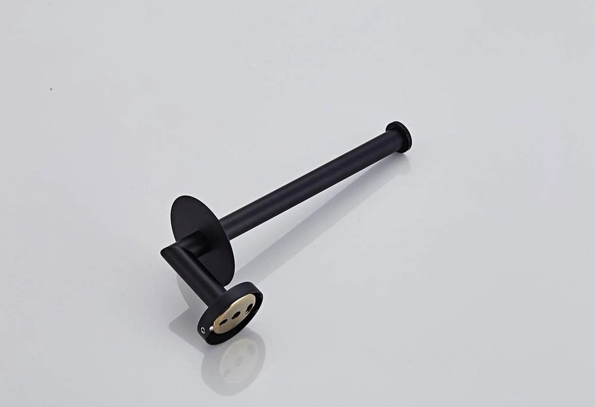 Wc Rolhouder Reserverolhouder Toiletrolhouder Voor 3 Rollen Zwart - Badkamer Accessoires - Hangend 6 Wc Rolhouder Reserverolhouder Toiletrolhouder Voor 3 Rollen Zwart - Badkamer Accessoires - Hangend - Afbeelding 4