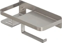 Tiger Caddy - Toiletrolhouder Met Planchet 24 Cm - RVS Geborsteld -Badkamerartikelen Winkel 1200x831