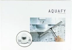 Aquafy Raamwisser RVS - Incl. Douchespons - Douchetrekker Voor Badkamer - Raamwisser Douche - Douchewisser RVS - Luxe Trekker Met Ophanghaak -Badkamerartikelen Winkel 1200x841