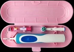 Elektrische Tandenborstel Opbergdoos Universeel - Reis Etui - Bescherm Koker - Roze - 1 Stuks -Badkamerartikelen Winkel 1200x847