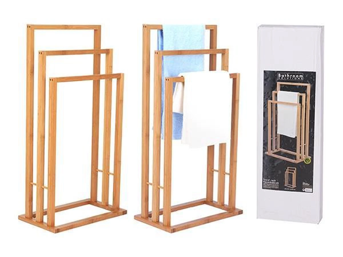 Handdoekrek Bamboe TrioBathroom Solutions 10 Handdoekrek Bamboe TrioBathroom Solutions - Afbeelding 8