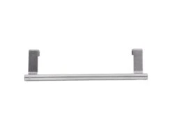 QUVIO Theedoekhouder RVS / Past Op Panelen Van Max. 1.8 Cm / Makkelijke Montage Op Een Keukenkastdeur / Stalen Handdoekhouder Voor In De Keuken - Lengte 23.5cm - RVS -Badkamerartikelen Winkel 1200x900 12